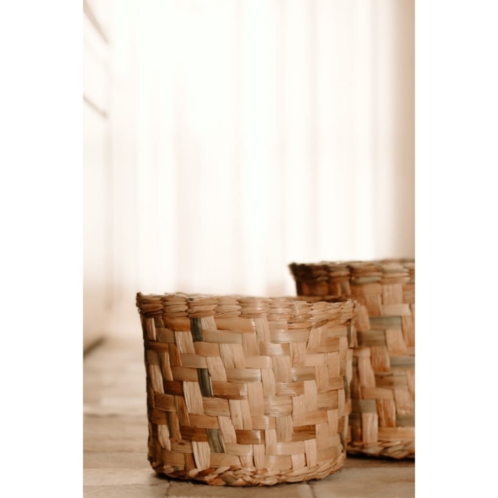 Cachepot de Palha para Plantas