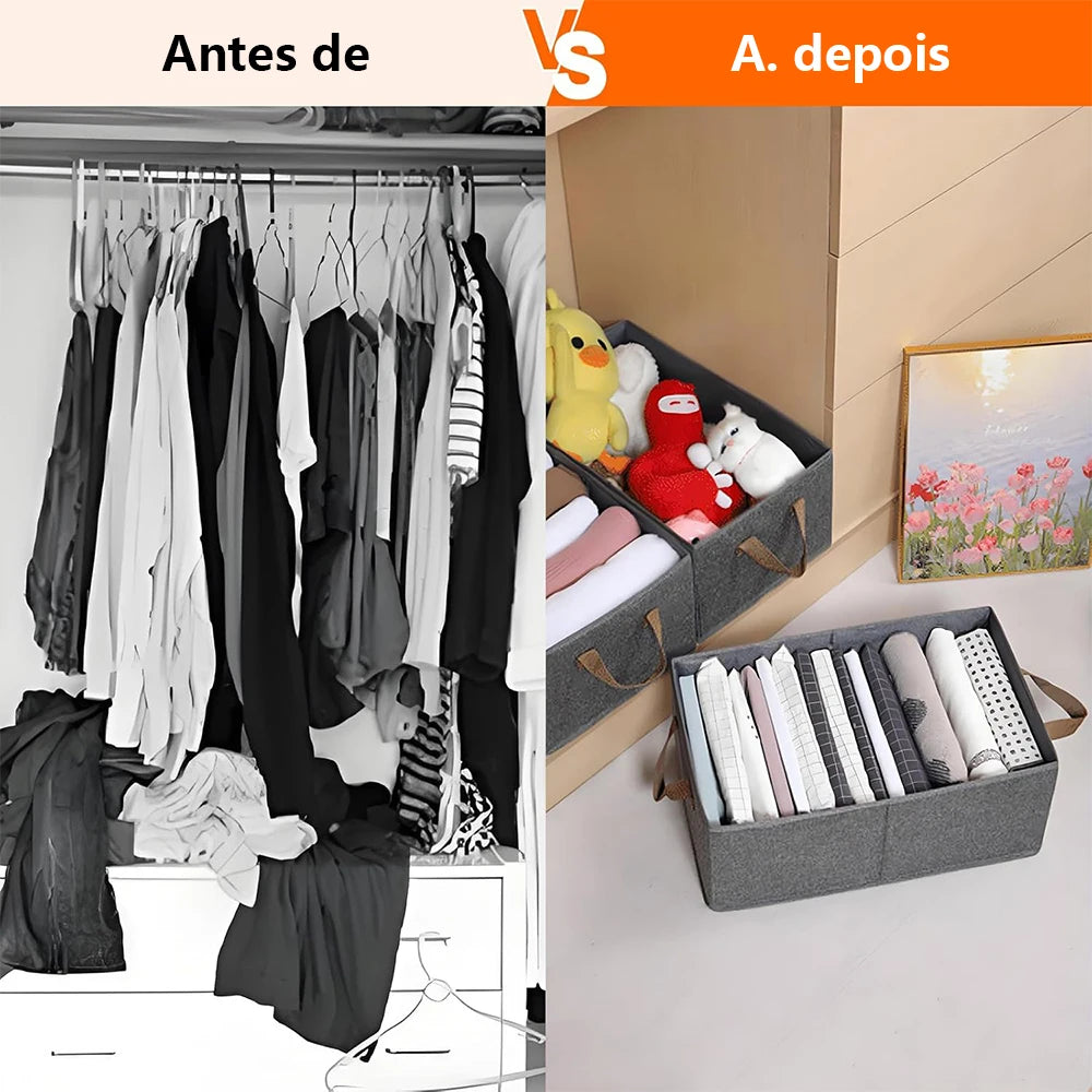 Organizador de Roupas - Armários e Gavetas
