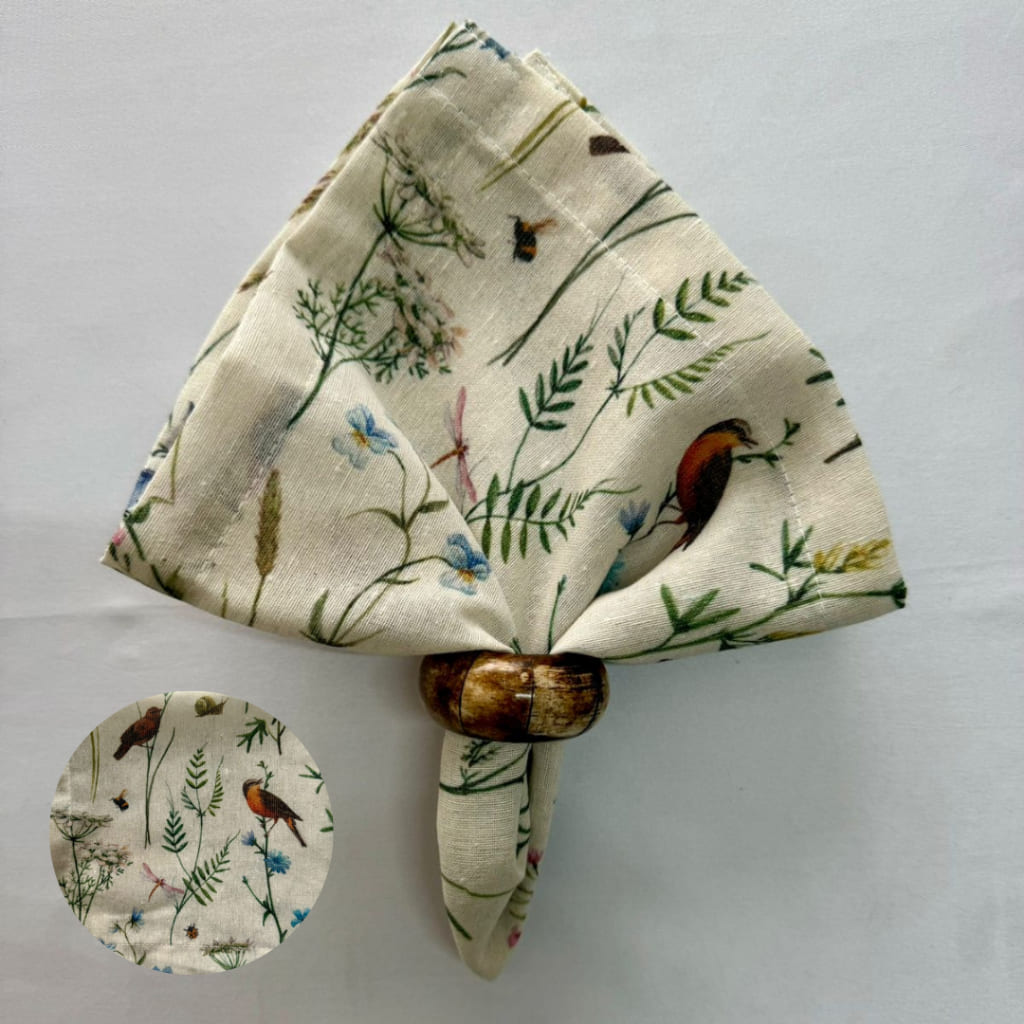 Guardanapo de Mesa Estampado - Linha Trama & Estampa