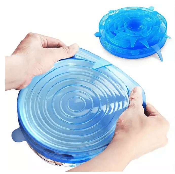 Kit Tampas de Silicone Panelas e Potes Flexível Universal