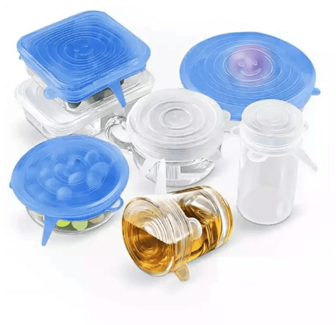 Kit Tampas de Silicone Panelas e Potes Flexível Universal
