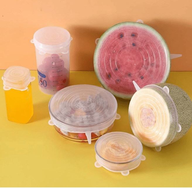 Kit Tampas de Silicone Panelas e Potes Flexível Universal