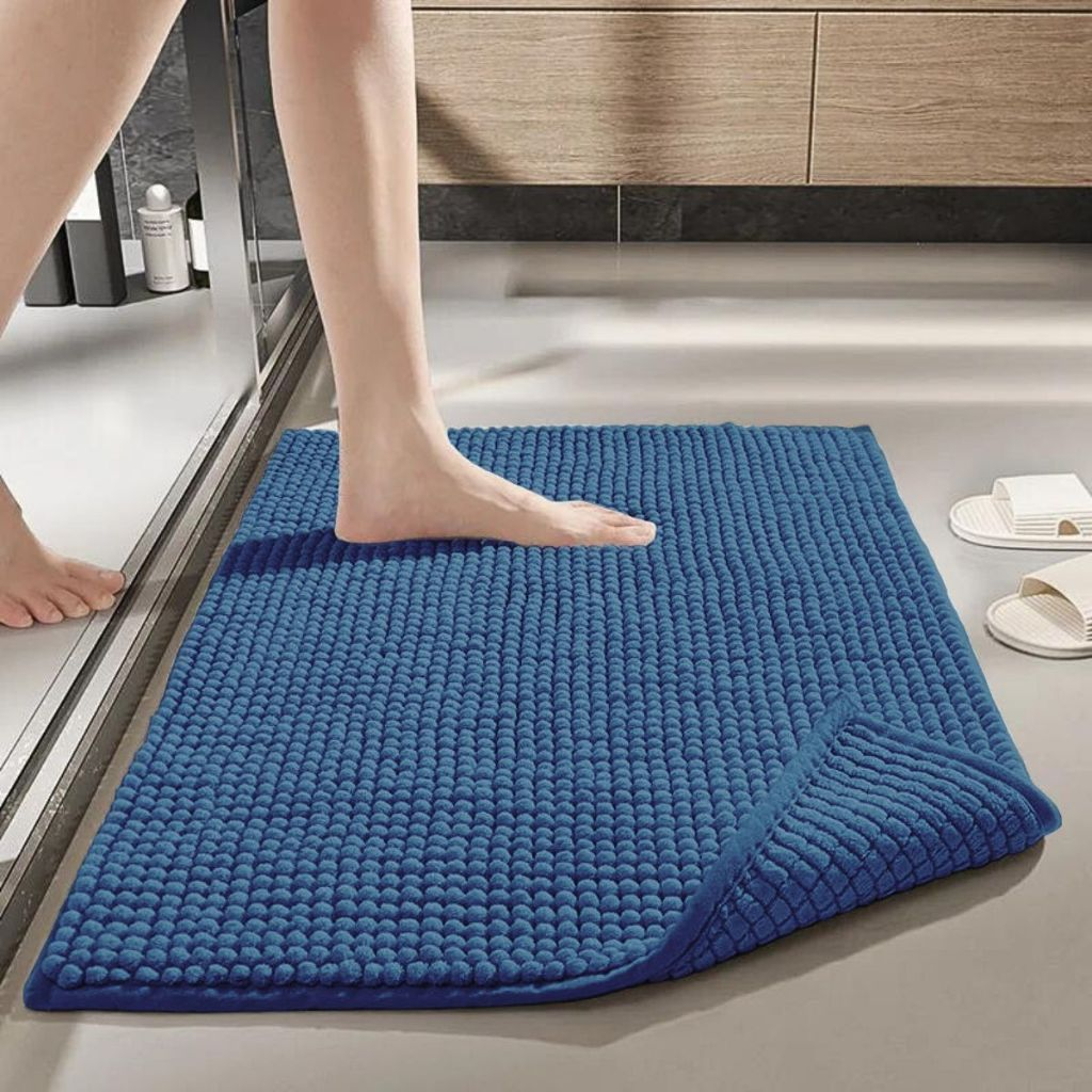 Kit Tapete Banheiro Antiderrapante Microfibra