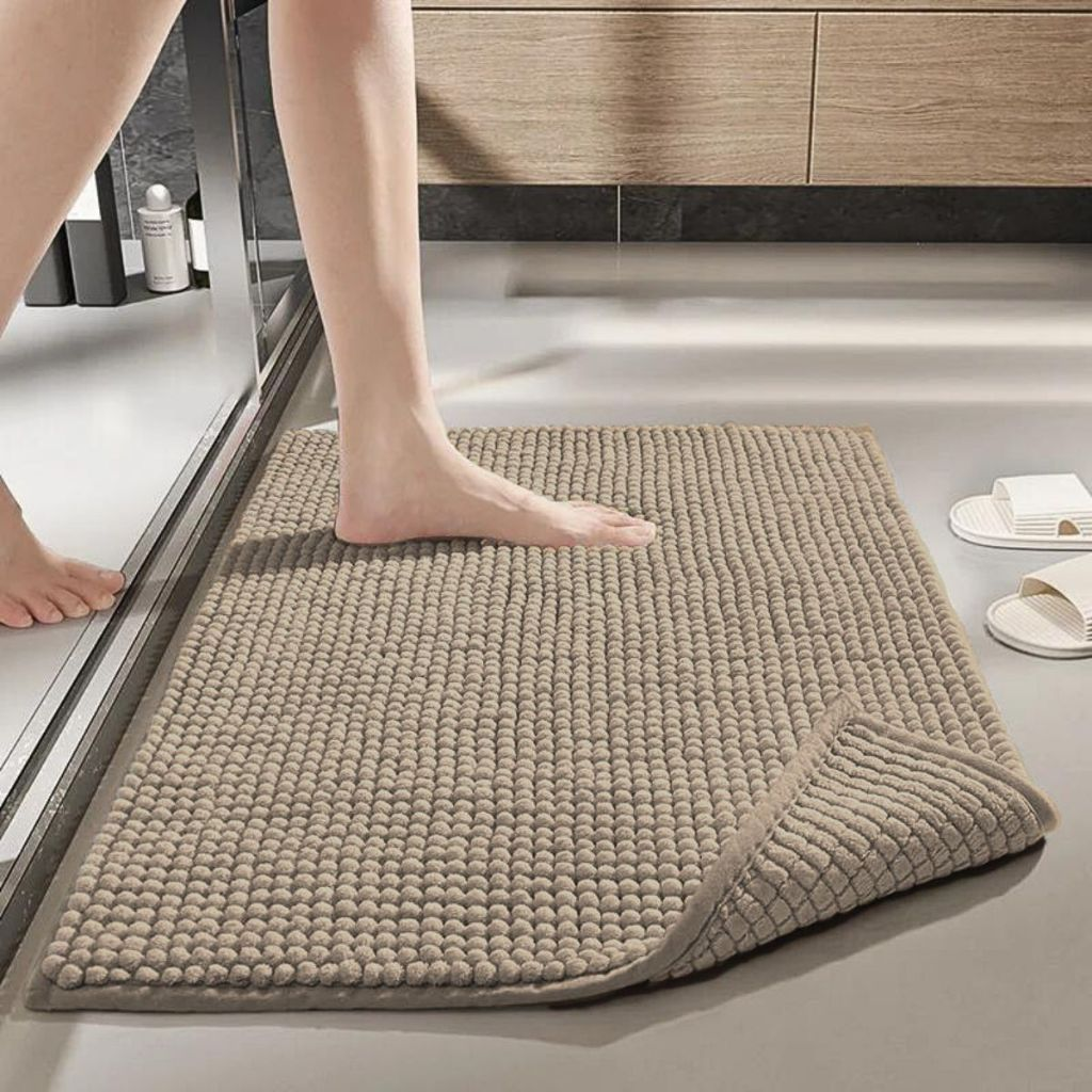 Kit Tapete Banheiro Antiderrapante Microfibra