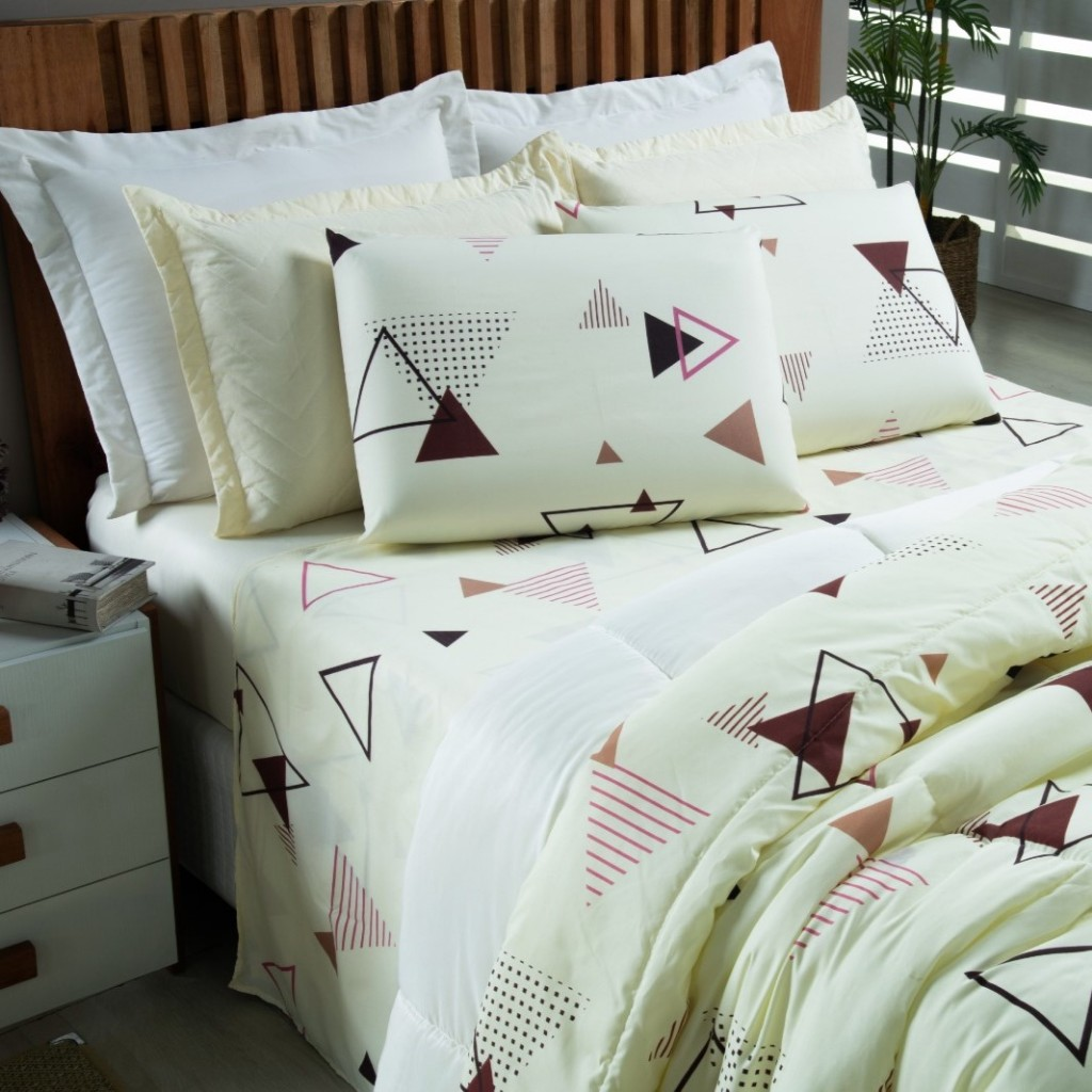 Edredom Casal Padrão Queen Dupla Face - Dreams