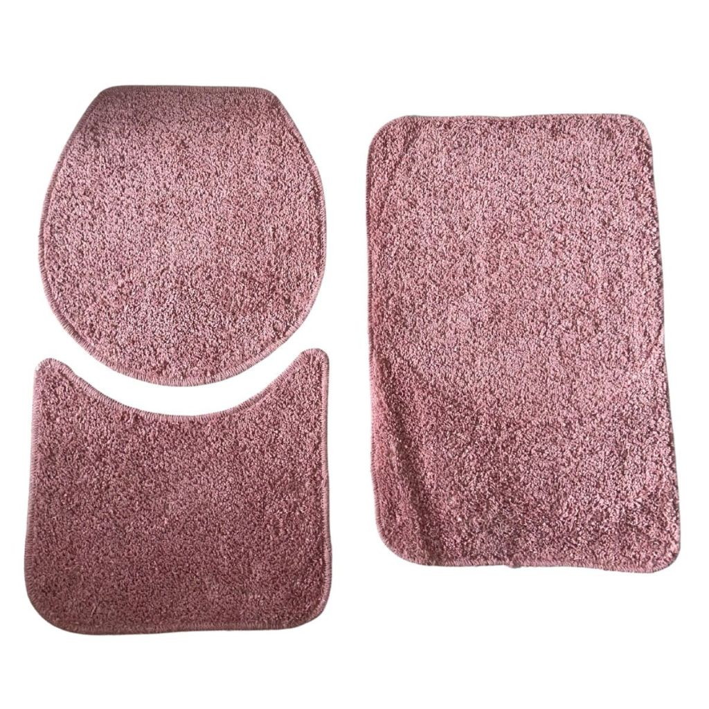 Jogo de Tapete de Banheiro 3 Peças - Aura Clean