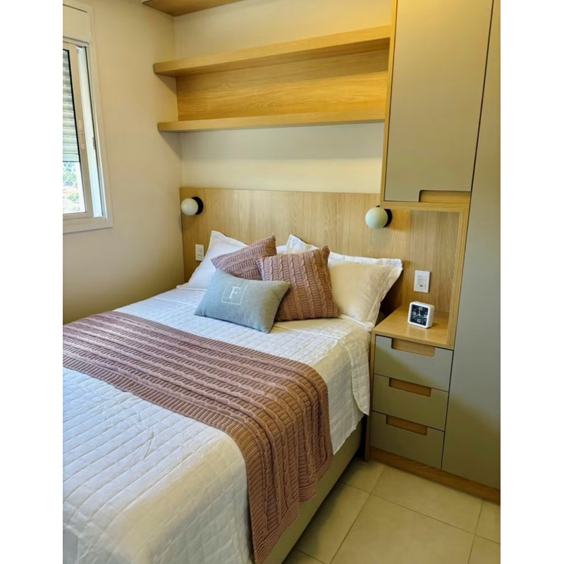 Almofada Baguete (01 UNIDADE) Rineira Moldura QUADRADA Com Enchimento Personalizada Para Cama Posta 50x30