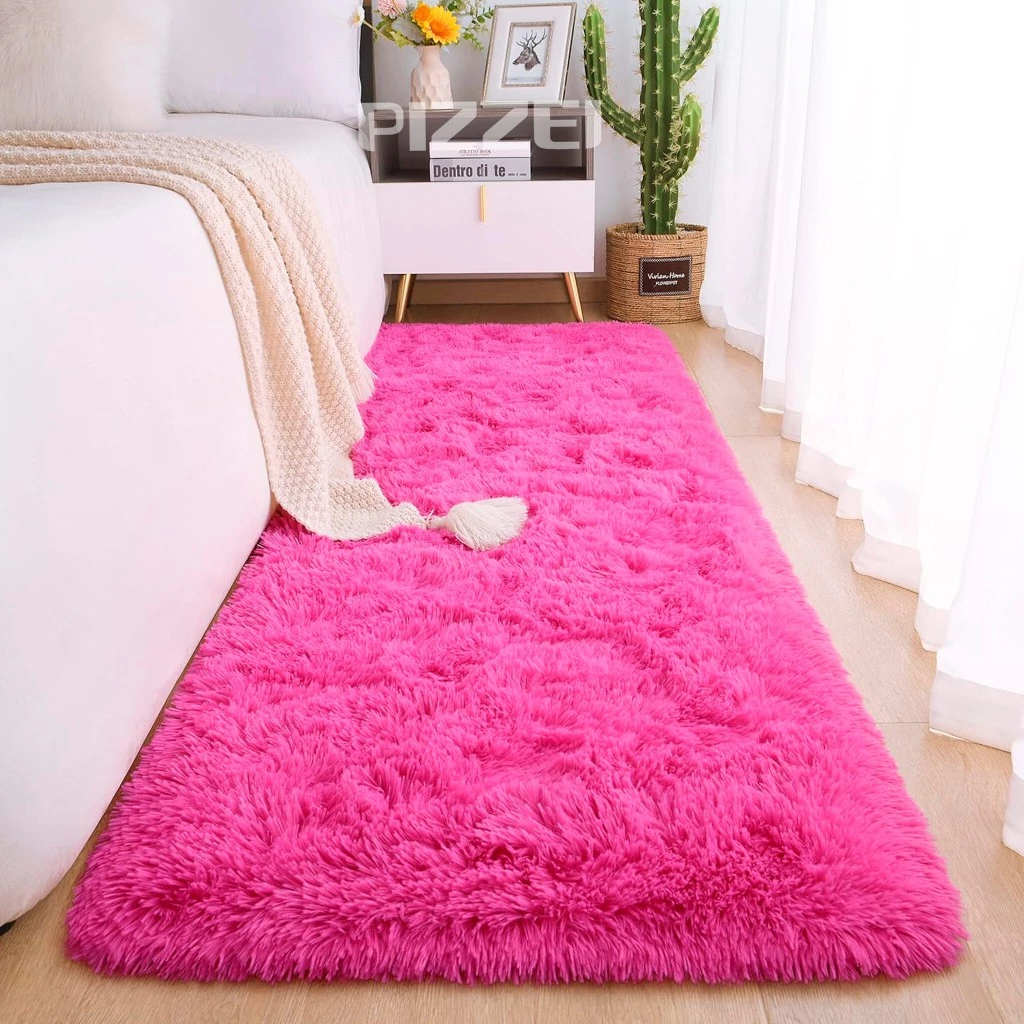 Tapete Passadeira 2,00 x 0,60 Corredor Quarto Sala Beira de Cama Felpudo Peludo