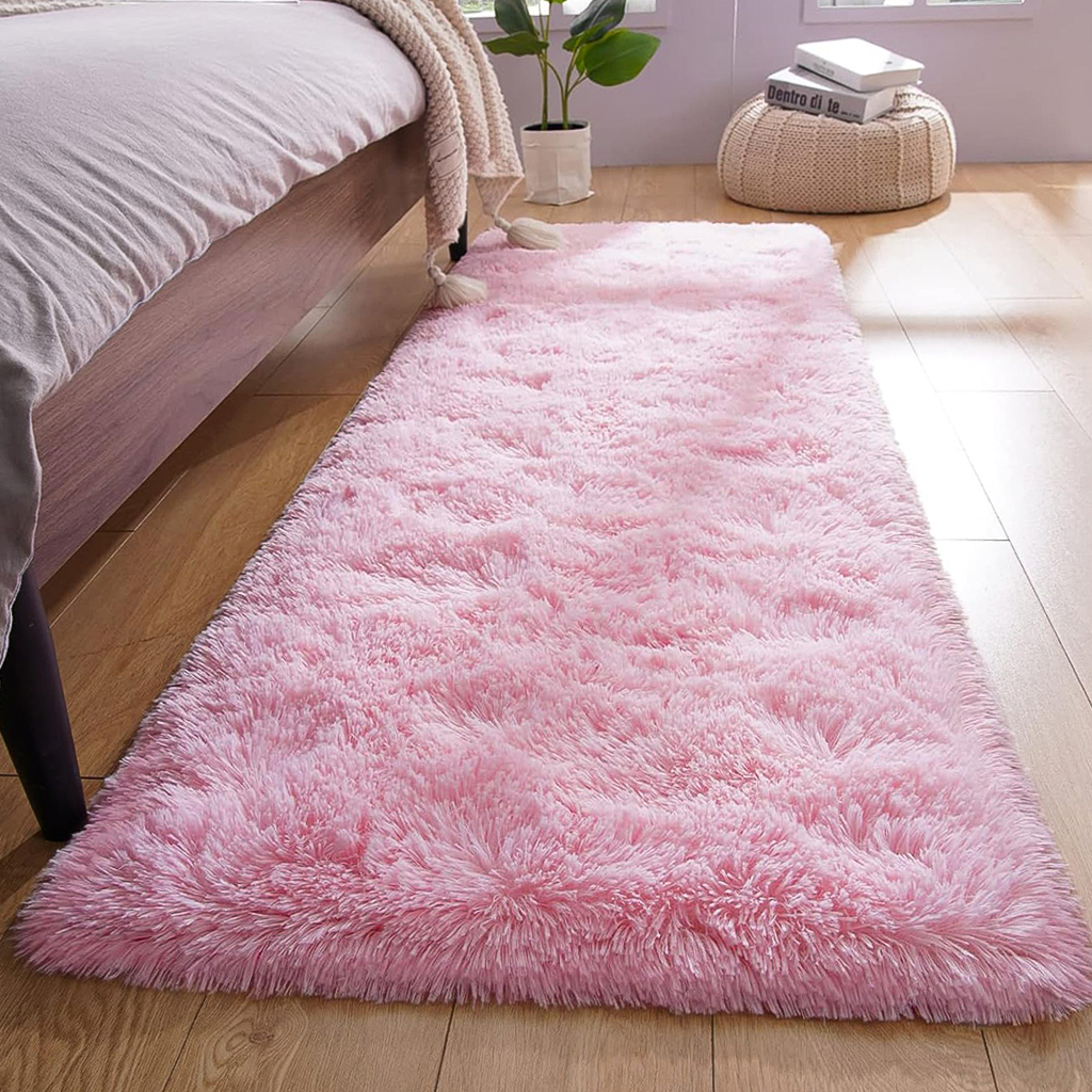 Tapete Passadeira 2,00 x 0,60 Corredor Quarto Sala Beira de Cama Felpudo Peludo