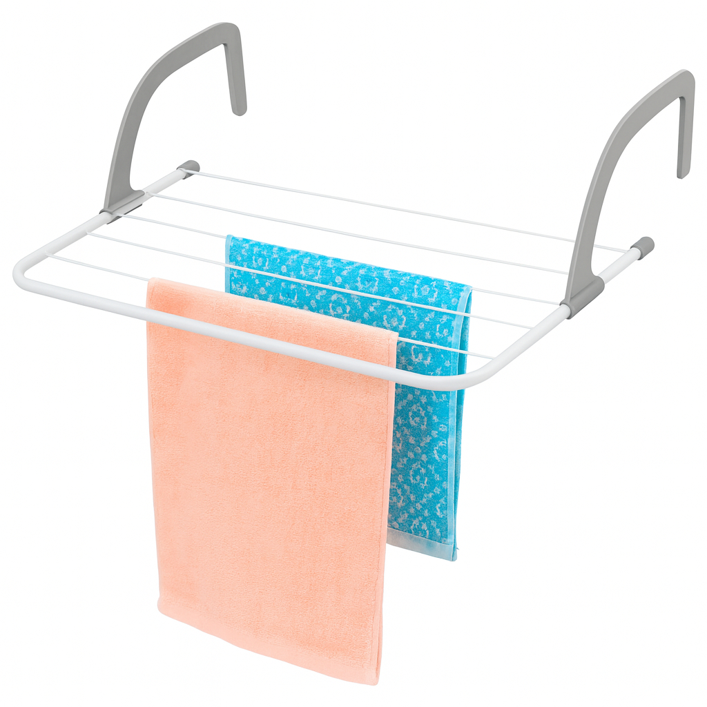 Varal Portátil Para Apartamento Secador De Roupas Prático e Retrátil Para Janela e Parede