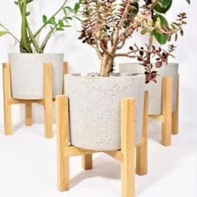 Suporte Cachepot em madeira pinus