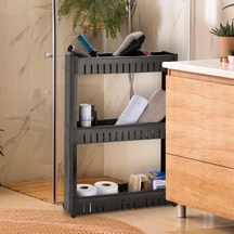 Carrinho Multiuso Organizador com Rodinhas – Ideal para Cozinha, Banheiro, Escritório e Lavanderia