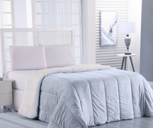 Coberdrom Casal Dupla Face - Sherpa Lã de Carneiro