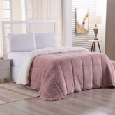 Coberdrom Casal Sherpa Dupla Face – Toque Macio de Lã de Carneiro | Linha Sonho&Aconchego
