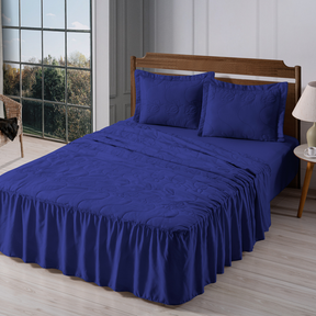 Cobre Leito Casal 3 Peças – Tecido Macio e Caimento Elegante | Linha Essenza Couple