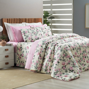 Edredom Casal Padrão Queen Dupla Face - Dreams 