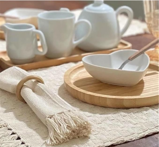 Jogo americano Artesanal - Linha Encanto à Mesa 