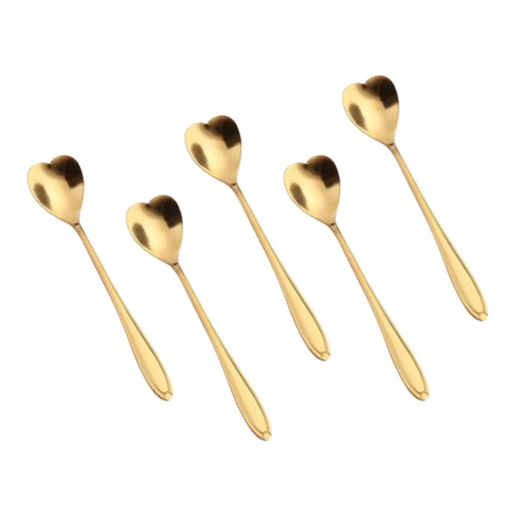 Colheres Coração - Decoração Mesa Posta Café Chá
