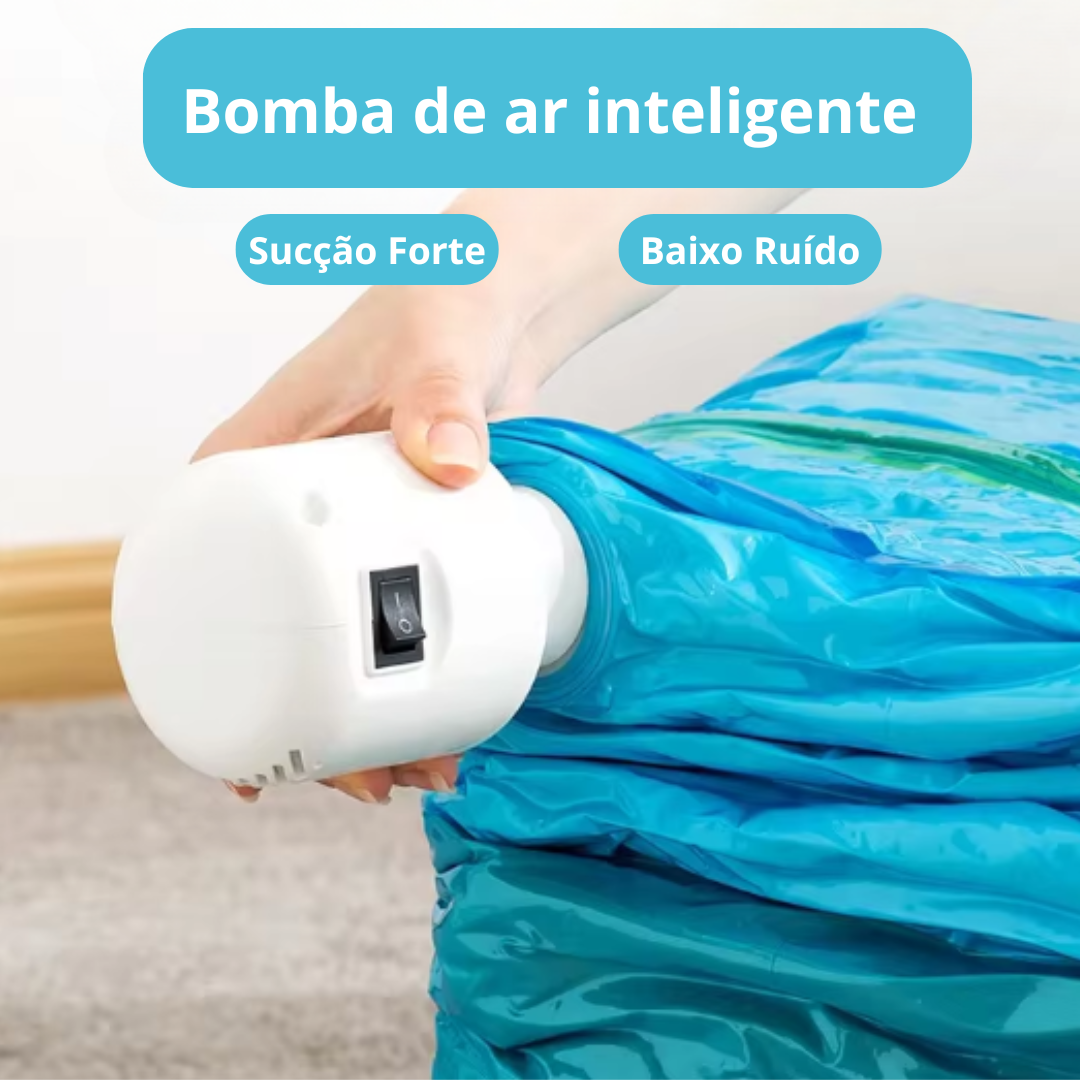 Mini Bomba de Ar Portátil Para Sacos a Vácuo