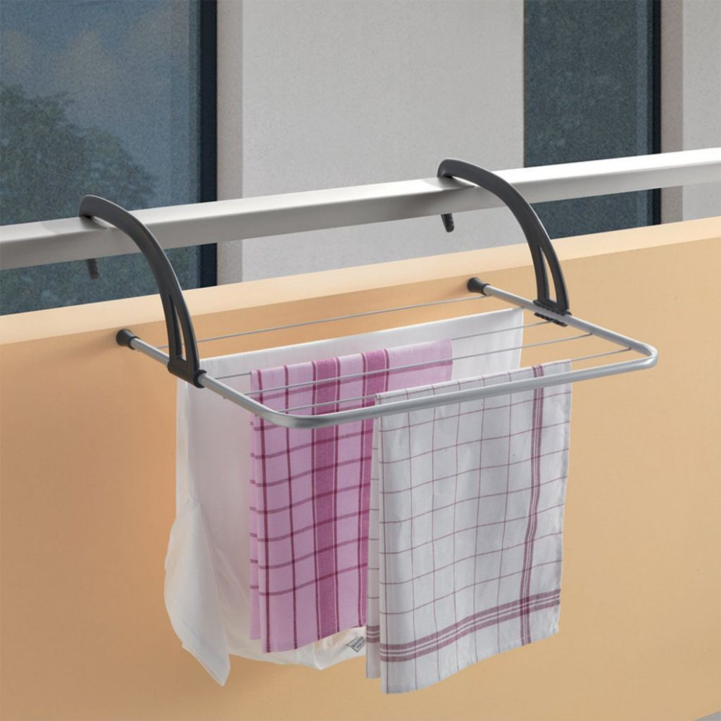 Varal Portátil Dobrável de Chão – Compacto e Resistente | Linha CasaPrática