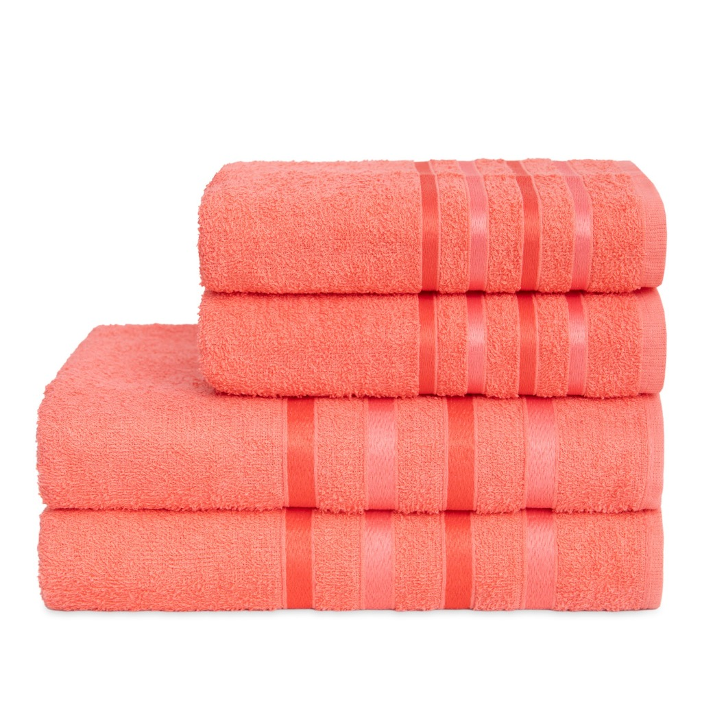 Kit 4 Toalhas Banho e Rosto com Toque Macio – Linha Onix