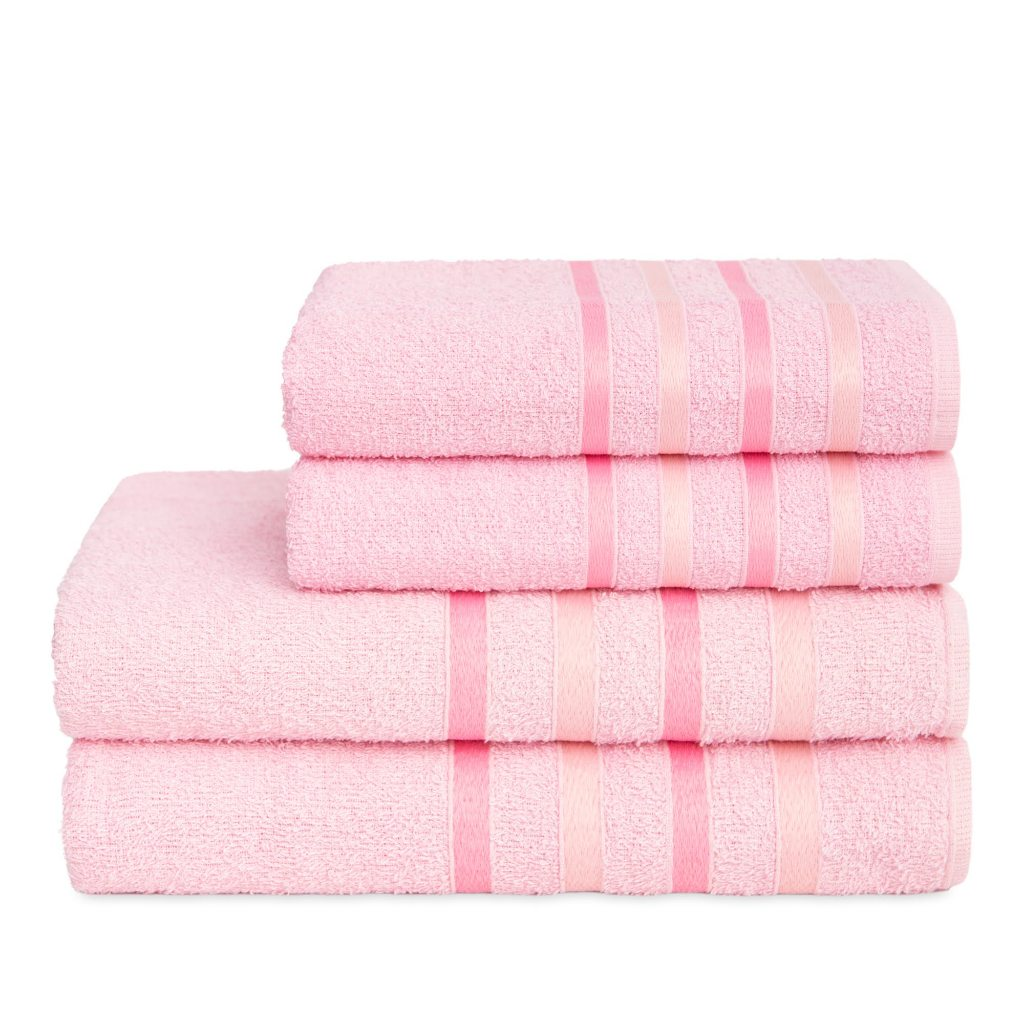 Kit 4 Toalhas Banho e Rosto com Toque Macio – Linha Onix