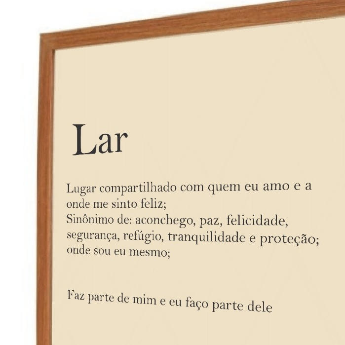 Quadro para caixa de luz resina 43x43 LAR fundo bege