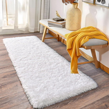 Tapete Passadeira 2,00 x 0,60 Corredor Quarto Sala Beira de Cama Felpudo Peludo