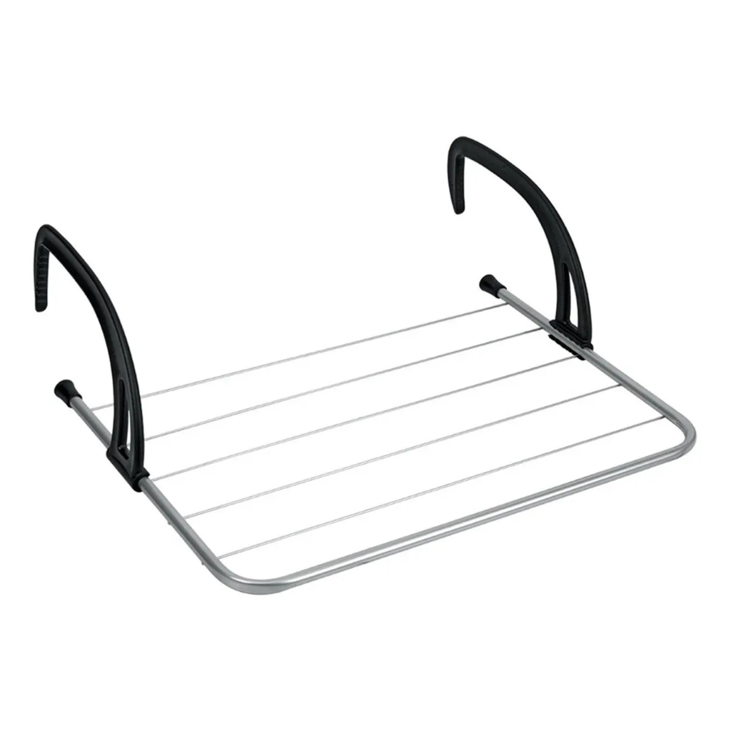 Varal Portátil Para Apartamento Secador De Roupas Prático e Retrátil Para Janela e Parede