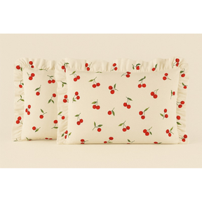 Kit 2 Fronha de Babado (1 PAR) de Algodão com Zíper