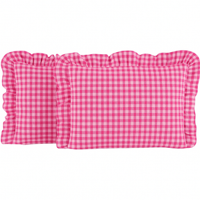 Kit 2 Fronha de Babado (1 PAR) de Algodão com Zíper