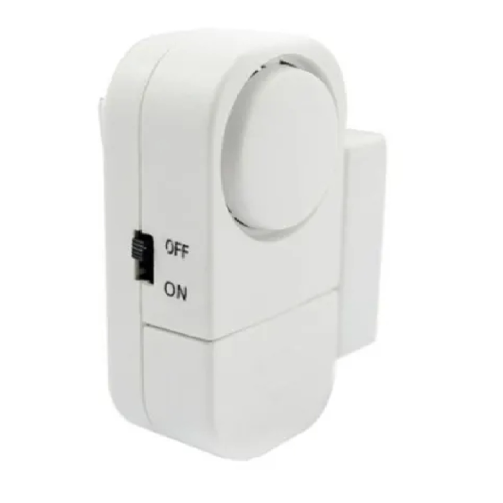 Kit 4 Alarme Magnético Sensor Presença Sem Fio Janela Porta