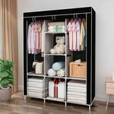 Guarda Roupa Dobrável Armário Organizador Multiuso Roupeiro Cabideiro Sapateira