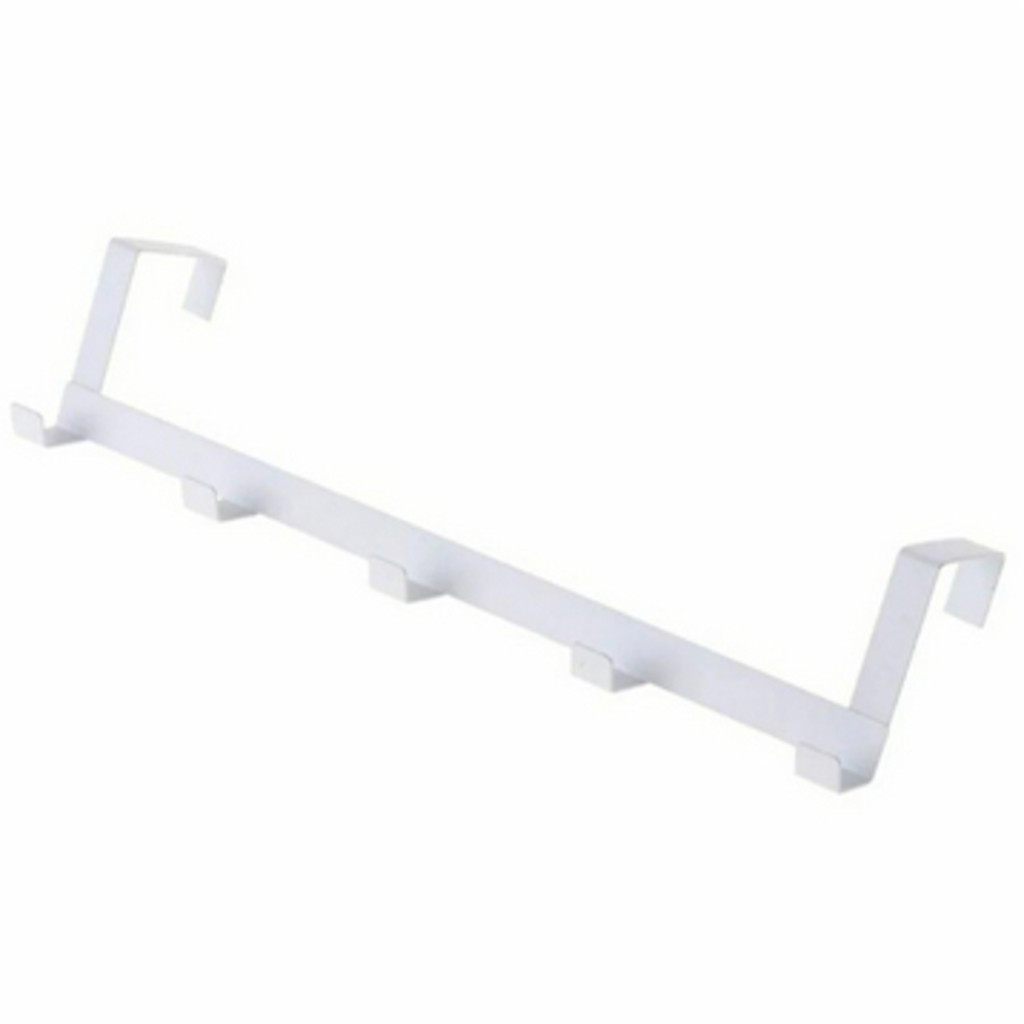 Suporte Gancho Cabide 6,3x7,5x29cm Organizador Para Porta Organizadores 5 Ganchos Pendurar Multiuso