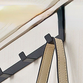 Suporte Gancho Cabide 6,3x7,5x29cm Organizador Para Porta Organizadores 5 Ganchos Pendurar Multiuso